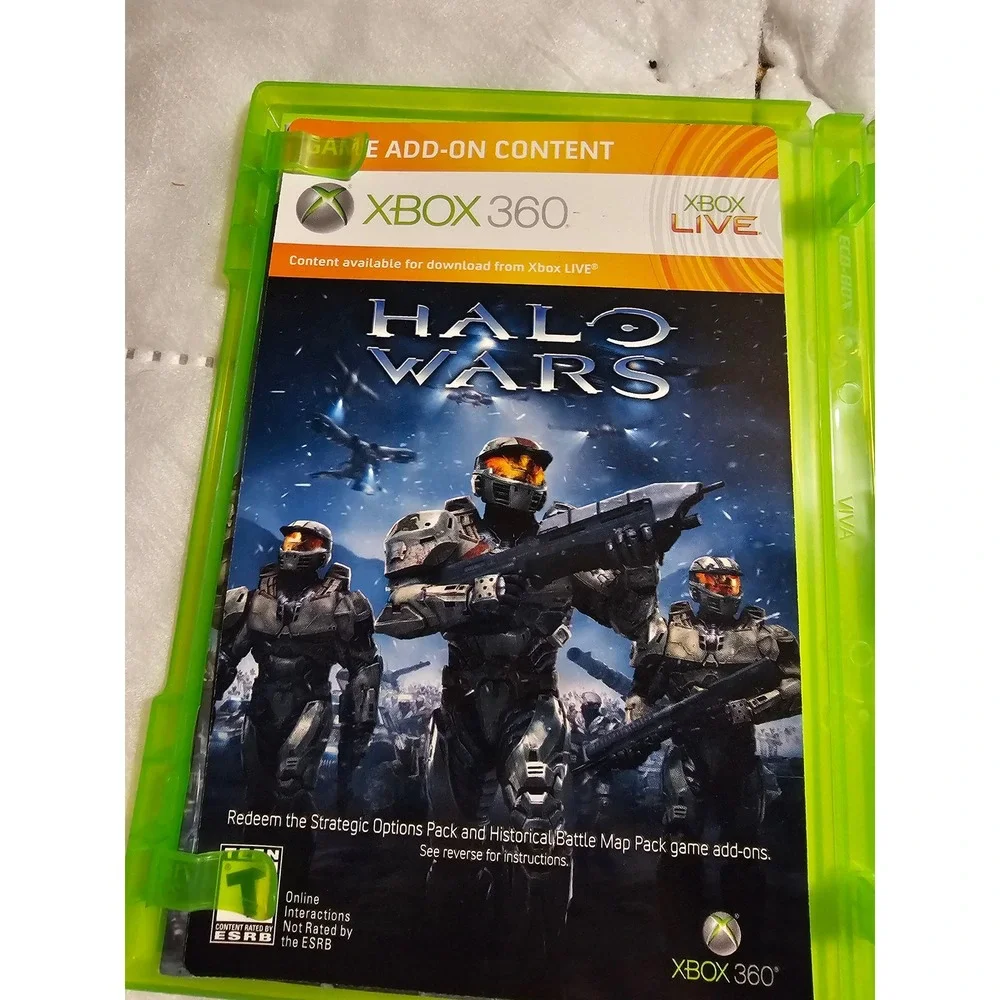 Halo‎ Wars Xbox 360 Platinum Hits Bonus Content Strategy Game